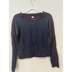 3 THREE DOTS COLORBLOCK WOMEN'S CROPPED TEE T-SHIRT TOP XS